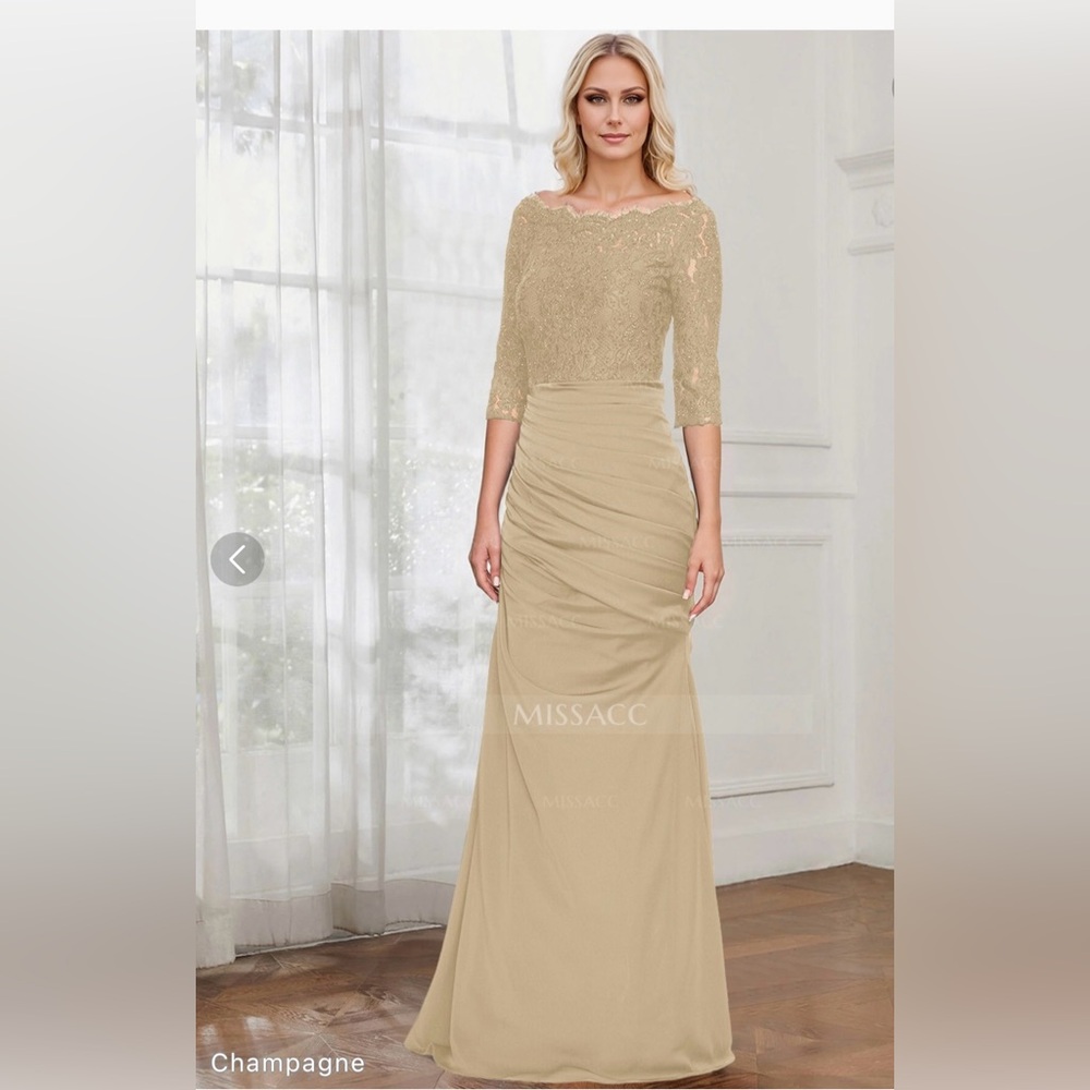 NWT Mother of the Bride Dress - Champagne